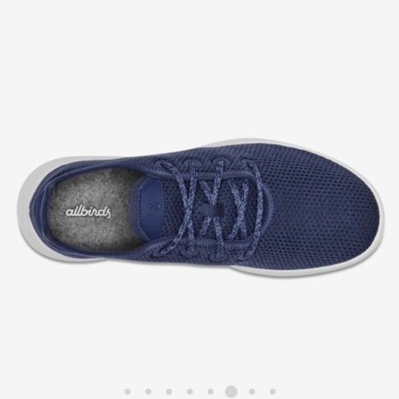 Allbirds Tree Runners Marine Blue sz 9 - Picture 1 of 8